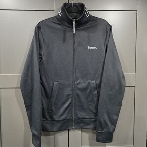 Bench Black Lightweight Zip-Up Track Jacket